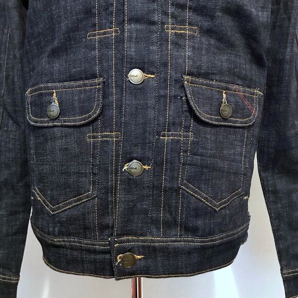 Preme NWOT Dark Wash Jean Jacket Men M - Picture 5 of 16